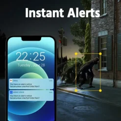 New Videoovervågningssystem, 8MP opløsning, smart bevægelsesdetektion,1T Sikkerhedsmonitorer & Videokameraer