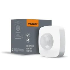 Discount Videx infrarød bevægelses- og lyssensor IP54 effekt 1200W rækkevidde 8m vinkel 360° Bevægelsesdetektorer