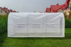 Clearance Hobby Drivhus 4.5x2x2m - Holdbart, UV-bestandigt, 9m² dyrkningsareal Drivhus