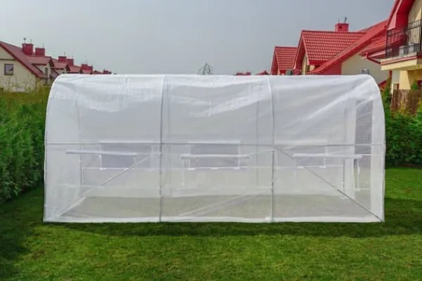Clearance Hobby Drivhus 4.5x2x2m - Holdbart, UV-bestandigt, 9m² dyrkningsareal Drivhus