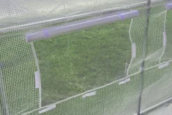 Hot Hobby Drivhus 4.5x2x2m - Holdbart, UV-bestandigt PE-dække, 9m² dyrkningsareal Drivhus