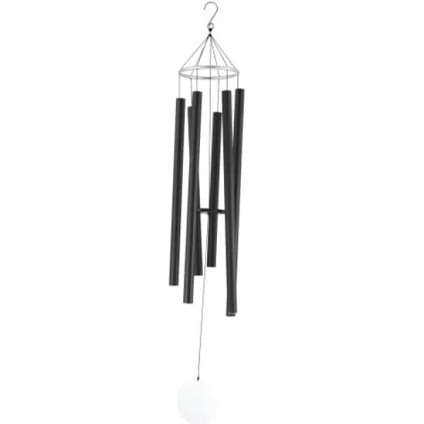 New Vindspil, 167,7x25 cm, Sort, Aluminium Vinddekoration