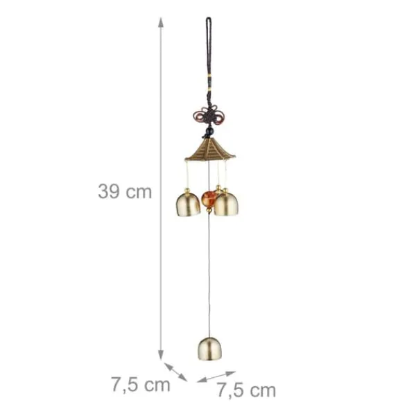 Best Vindspil, 39x7,5x7,5 cm, Guld Vinddekoration