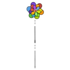 Vinddekoration^Vindspinner, 36,5x14x86,5 cm, Flerfarvet