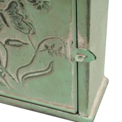 Online Vintage postkasse, vægmonteret metalpostkasse, grøn i antik stil til haven Postkasser & Brevindkast