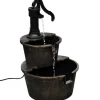 Online Vintagestil fontæne med brøndpumpedesign - Indendørs dekoration | Farve: Sort | Størrelse: Standard Springvand & Damme