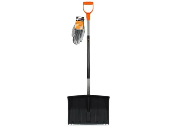 Sale Vintersæt (sneskovl med metalhåndtag + handsker) / TEGER Snerydning