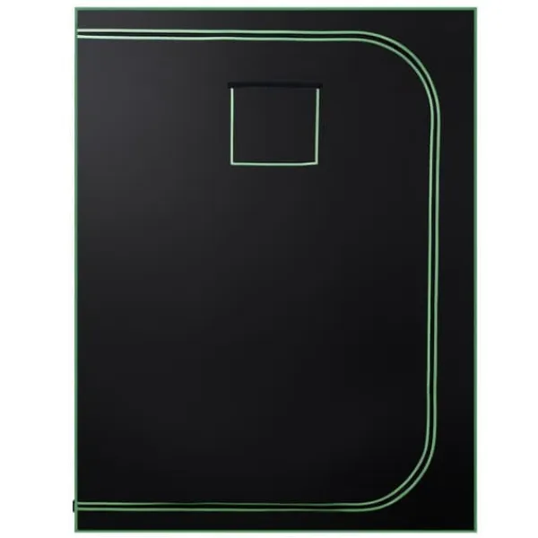 Drivhus^Væksttelt sæt - Indendørs plantetelt - 150 x 150 x 200 cm - Fuldspektrum LED vækstlys - Ventilationssystem - 600D højreflekterende Mylar