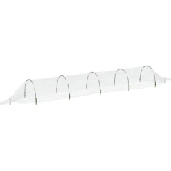 Krukker & Plantebeholdere^Væksttunneller 2 stk. til hurtig spiring - Glasfiber & PP | Størrelse: 1,5x5 m