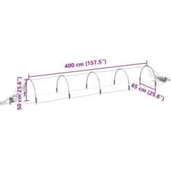 Krukker & Plantebeholdere^Væksttunneller 2 stk. til hurtig spiring - Glasfiber & PP | Størrelse: 1,5x5 m