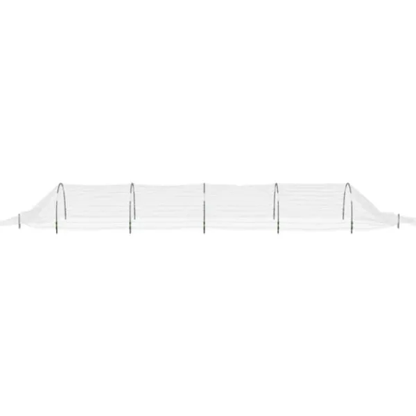 Drivhus^Væksttunneller til planter - 4 stk. 1,5x5 m | Materiale: Glasfiber og PP
