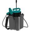 Automatisk Tryksprøjte 5L - 4V | Genopladelig 4V | Til ukrudt og andet | Inkl. 2 sprøjtemunde, USB-oplader & Skulderrem Haveværktøj