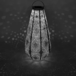 Hot Havelampe - Solar - Solcelle | Luna Drop | 400x200mm | LED | Ice Havedekorationer