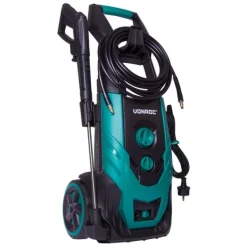 Online Højtryksrenser - 2200W | 170 bar, 450 l/t, sæbebeholder, spraypistol, turbo- og justerbar lanse, 8m slange, til bil og terrasse Havemaskiner