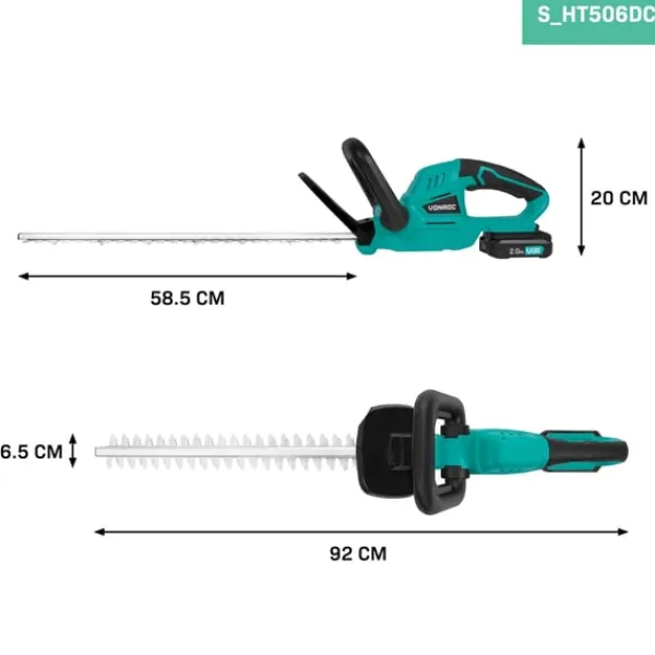 Online Hækkeklipper 20V - 520mm | Inkl. 2.0Ah Akku og oplader Havemaskiner