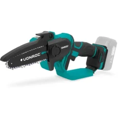 Vonroc Havemaskiner^Kædesav 20V - Mini - 152mm | Kompakt & Kraftfuld | Solo | Ekskl. akku, oplader & tilbehør