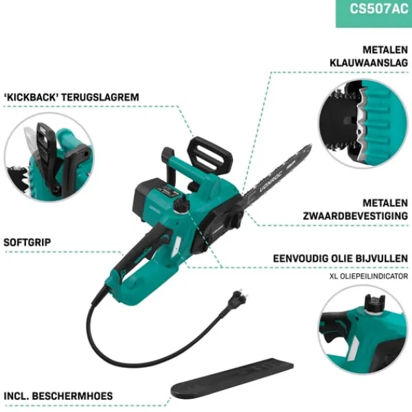 Vonroc Havemaskiner^Kædesav 2000W – 40 cm