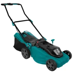 New Plæneklipper 40V - 4.0Ah - 38cm | 45L | Støjsvag & Kraftfuld | Inkl. 2x 4.0Ah akku og dobbeltoplader Havemaskiner