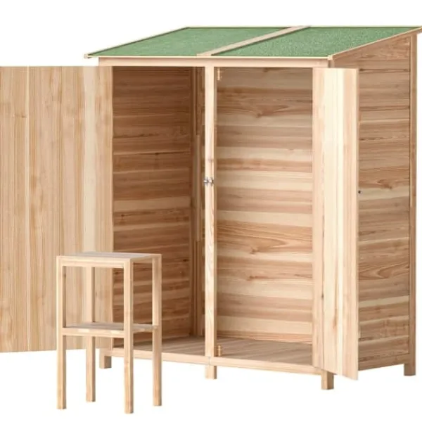 Best Værktøjsskur med bord, Tällved, 140 x 75 x 157 cm Skure, Garager & Carports