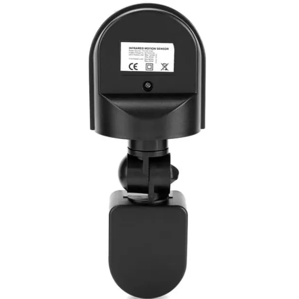Outlet 110V-240V justerbar PIR kropsbevægelse infrarød sensor detektor lyspære afbryder (sort) Bevægelsesdetektorer