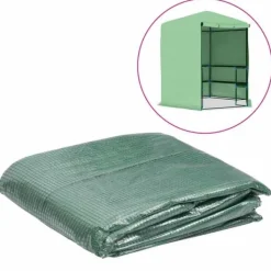 Best Växthusöverdrag i PE - Skydda dina växter | Färg: Grön | Storlek: 255x255x194 cm Drivhus