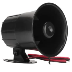 Sikkerhedslamper^15W hög decibel sirenhorn trådanslutet trädgård inbrottslarm horn larmsystem Siren DC6‑12V