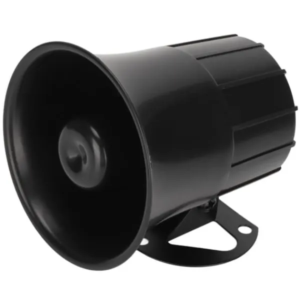 Sikkerhedslamper^15W hög decibel sirenhorn trådanslutet trädgård inbrottslarm horn larmsystem Siren DC6‑12V