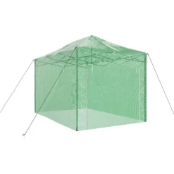 Best Walk-in drivhus med stålramme - Industrielt design | Størrelse: 280x410x315 cm | Farve: Grøn Drivhus