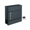 Wall Letterbox - Letterbox - Med avisboks - med lås - Anthriciet Postkasser & Brevindkast