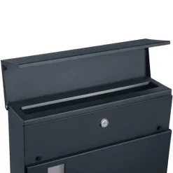 Wall Letterbox - Letterbox - Med avisboks - med lås - Anthriciet Postkasser & Brevindkast