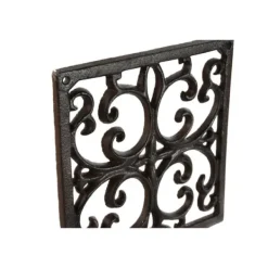 Krukker & Plantebeholdere^Wall Support for Hanging Flower Pots Home ESPRIT Dark brown Iron 18 x 17,5 x 18 cm