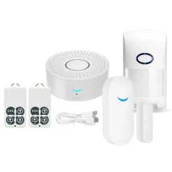 Discount WiFi Smart Home Security Alarm System med sensorer Hjemmealarmsystemer