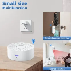 Discount WiFi Smart Home Security Alarm System med sensorer Hjemmealarmsystemer
