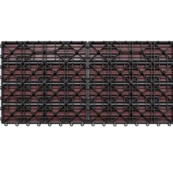 Havedekorationer^WPC-fliser 60 x 30 cm 6 stk. 1 m² brun - Terrasseflise - Terrassefliser - Home & Living