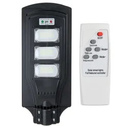 Outlet 60W/120W/180W (60/120/180LED) 6500K Solpanel Gadelys IP66 Vandtæt +4 tilstande + Fjernbetjening,Udendørs Havegadevæglampe Sikkerhedsbelysning Sikkerhedslamper