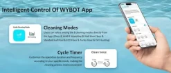 Pool- & Spatilbehør^WYBOT C2 Vision Robotic Pool Cleaner - Smart Vision Navigation - 180 min driftstid - 8 rengøringstilstande - Til pools op til 180㎡