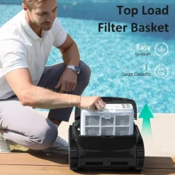 Pool- & Spatilbehør^WYBOT C2 Vision Robotic Pool Cleaner - Smart Vision Navigation - 180 min driftstid - 8 rengøringstilstande - Til pools op til 180㎡