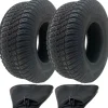 Clearance 11x4.00-5 Dæk og slange til plæneklippergræs 4-lags Wanda P332-mønster 150 kg (sæt med 2) Havemaskiner
