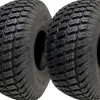 Havemaskiner^15x6.00-6 dæk til græsslåmaskine 4ply turf - plæneklipperdæk, Wanda P332, sæt med 2 stk.