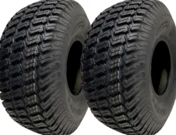 Havemaskiner^15x6.00-6 dæk til græsslåmaskine 4ply turf - plæneklipperdæk, Wanda P332, sæt med 2 stk.