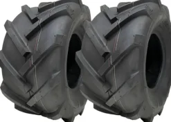 Sale 18x9.50-8 Dæk til industrianlæg med åben midte, spalte, rotovator og fælg - sæt med 2 stk. Havemaskiner