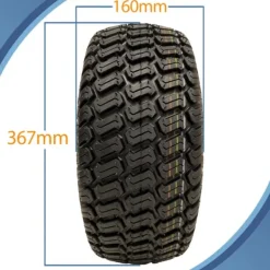 Outlet 15x6.00-6 Grass Plæneklipperhjul Dæk monteret på fælge 20 mm lejer (sæt med 3) Havemaskiner