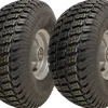Discount 15x6.00-6 Grass Plæneklipperhjul 4-lags P332-dæk på fælg 25 mm lejer (sæt med 2) Havemaskiner