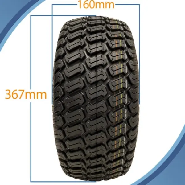 Discount 15x6.00-6 Grass Plæneklipperhjul 4-lags P332-dæk på fælg 25 mm lejer (sæt med 2) Havemaskiner