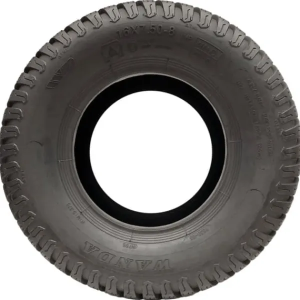 Hot 16x7.50-8 Græsdæk 4-lags Wanda P332 Turf Ride On Plæneklipperdæk (sæt med 2) Havemaskiner