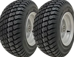 Havemaskiner^16x6.50-8 Græsdæk på kuglelejefælge Plæneklipper Quad ATV (sæt med 2)