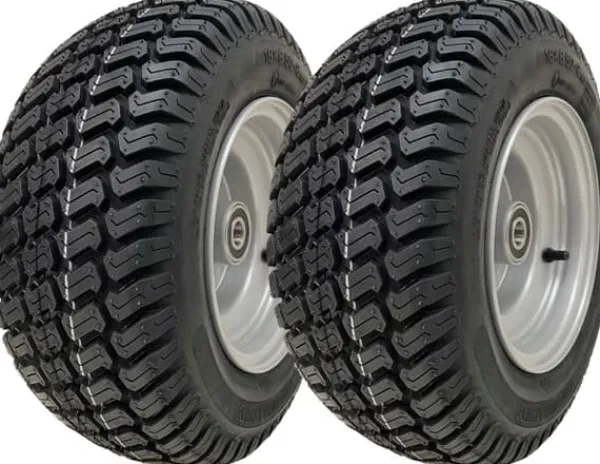Havemaskiner^16x6.50-8 Græsdæk på kuglelejefælge Plæneklipper Quad ATV (sæt med 2)