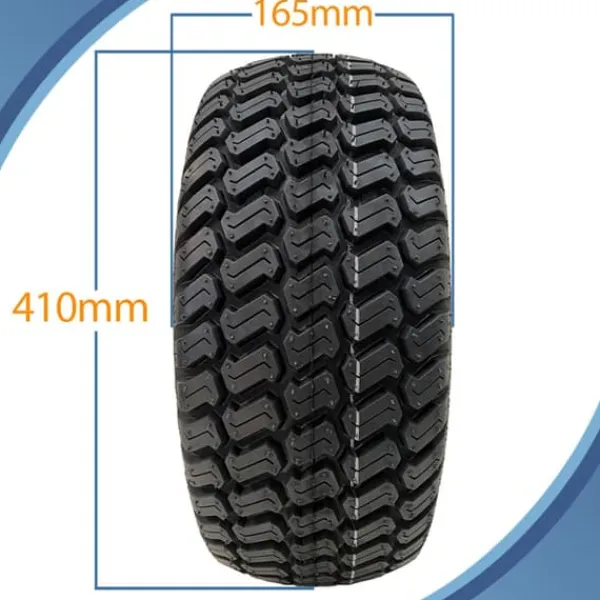 Havemaskiner^16x6.50-8 Græsdæk på kuglelejefælge Plæneklipper Quad ATV (sæt med 2)
