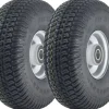 Havemaskiner^11x4.00-4 Græsdæk til plæneklipper og stålfælg P332 20 mm lejer 145 kg (sæt med 2)