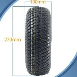 Havemaskiner^11x4.00-4 Græsdæk til plæneklipper og stålfælg P332 20 mm lejer 145 kg (sæt med 2)